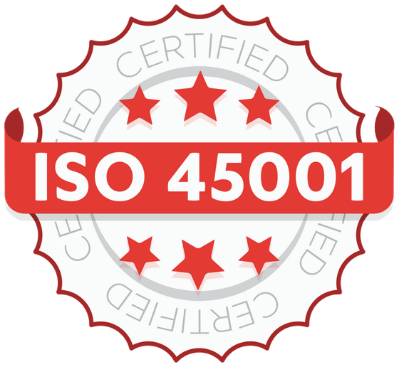 ISO 45001 certification mark — Occupational Health & Safety