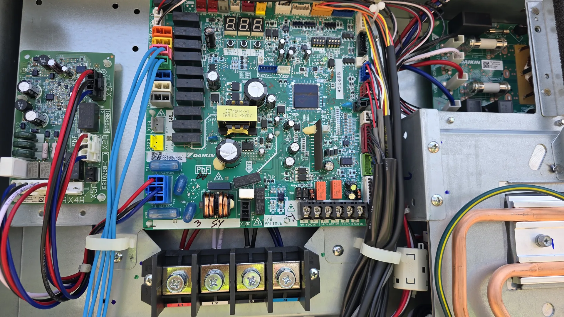 Precision control board with wiring