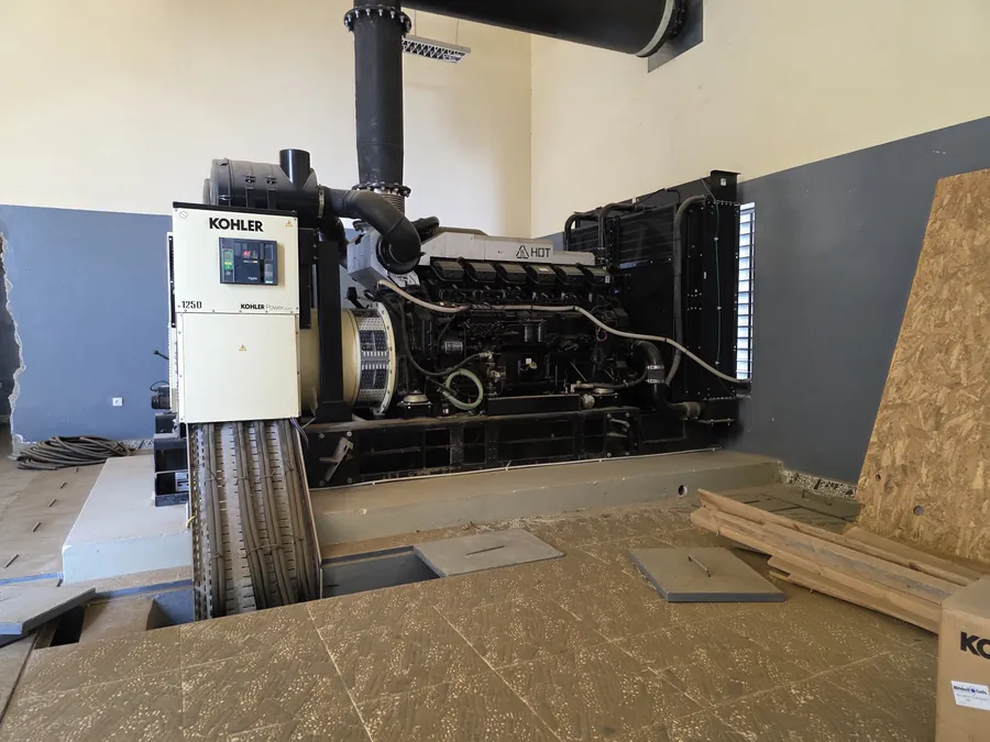 KOHLER standby generator providing hospital emergency power